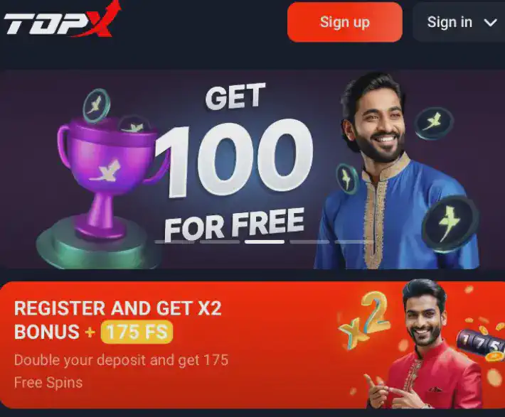 TopX casino Promotions
